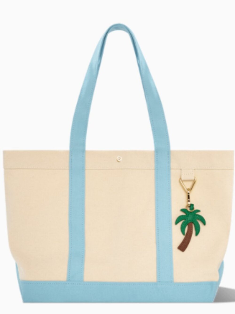 BaubleBar Canvas Tote with Charm